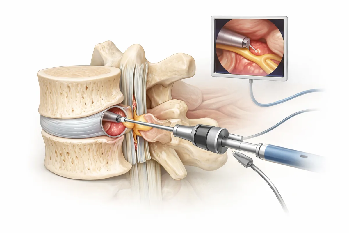 Revision spine surgery illustration