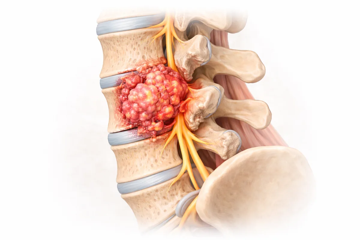Spinal tumors illustration